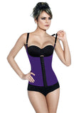 Semi Vest Purple Latex Waist Trainer - waistshaper